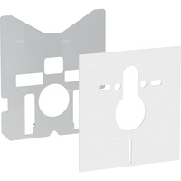 Płyta usztywniająca z zestawem do izolacji akustycznej do modułu sanitarnego Geberit Monolith do wiszącej miski WC, obudowa przednia z gresu szkliwionego