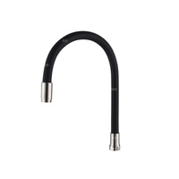 JEDNOFUNKCYJNA ELASTYCZNA WYLEWKA DO BATERII ZLEWOZ, INOX / CZARNA