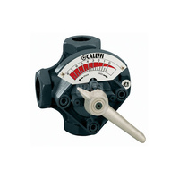 Zawór czterodrogowy mieszający z przepustnicą. Przyłącza gwintowane 2"