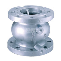 Zawór zwrotny kołnierzowy, zamkniecie grzybkowe wspomagane sprezyna, typ 402X, DN 40, PN16