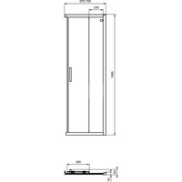 CONNECT 2 DRZWI Z WEJ. NAR. 70 SIL.BR