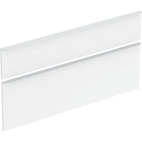 Zestaw frontów szuflad do szafki pod umywalkę podwójną GEBERIT, kol. biały wysoki połysk szer.1200 mm