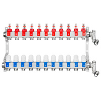 Rozdzielacz stalowy ogrzewania podłogowego Invena Prov 