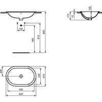 CONNECT UM. WPUSZCZANA W BLAT 62CM