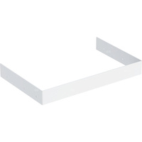 Listwa dystansowa Geberit do dolnej szafki pod umywalkę kompaktową: Biały, Szerokość umywalki=40cm