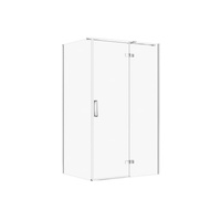 KABINA PRYSZNICOWA CITY Z ZAWIASAMI CHROM 120X90X195 PRAWA TRANSP