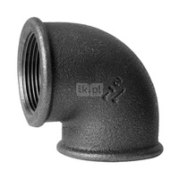 Kolano nakrętne czarne 2''x1'' A1 STRONG