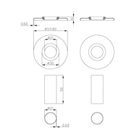 Grzejnik łazienkowy drabinkowy grafit z akcesoriami