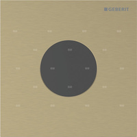 Elektroniczny zawór spłukujący Geberit do pisuaru, zasilanie 230V, Typ 40, stal nierdzewna mosiądz, okrągły