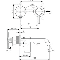 JOY BATERIA UMYWALKOWA B-IN 18O KIT2 SILV STO