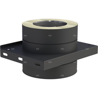 Płyta fundamentowa fi 200mm dla wsporników pośrednich lakierowana na czarno pośrednich lakierowana na czarno