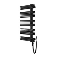 Grzejnik elektryczny (suszarka) INSTAL-PROJEKT Astro Electro, wym. 1610 (1715 z grzałką)/500 mm, kolor czarny,  moc 1200 W