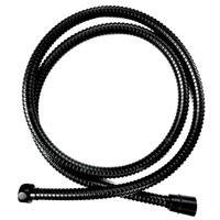 Stalowy wąż natryskowy Dark, 150 cm, czarny