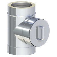 Element rewizyjny fi 150mm (1,0) z wyjściem okrągłym 