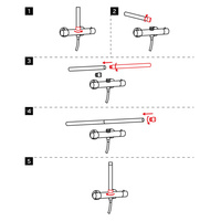 Przedłużka do deszczowni w kolorze chrom