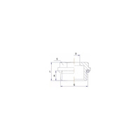 Korek UNIPAK mosiądz GZ 3/4''