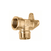 Złączka kolankowa z gwintem wewnętrznym do montażu na ścianie 1/2" GW x 23 p.1,5 GZ