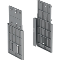 Zestaw przedłużki okładziny bocznej do modułu sanitarnego Geberit Monolith do WC i bidetów (2 szt.): Średnioszary Perlglimmer