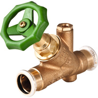 Zawór odcinający GEBERIT Mapress odcinający skośny brąz DN 20 zz x zz 22mm x 22mm