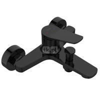 Bateria wannowa z zestawem natryskowym Alonia czarny połysk