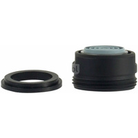 Aerator premium nero, do bateria umywalkowych i wannowych, silikonowy, gwint zew. m22