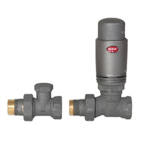 Komplet termostatyczny prosty grafit strukturalny INVENA