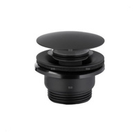 SPUST UMYWALKOWY UNIWERSALNY TYPU KLIK-KLAK, METALOWY, CZARNY