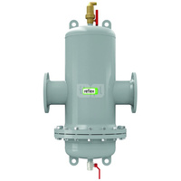 Separator mikropęcherzy REFLEX TW 125 R, 10 bar / 110'C, DN125/PN16, z kołnierzem rewizyjnym, kolor: szary