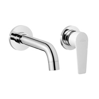 Podtynkowa bateria umywalkowa Dokos biały/chrom