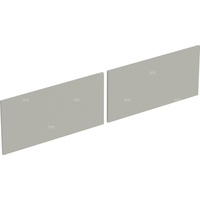 Zestaw frontów szuflad do dolnej szafki pod umywalkę GEBERIT, kol. szary szer.1400 mm
