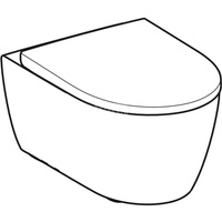 Miska WC wisząca GEBERIT iCon bez kołnierza wewnętrznego