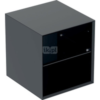 Geberit ONE Element boczny, B45cm, H49.2cm, T47cm, czarny, mat