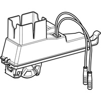 Górna część Geberit do usuwania zapachów 4.1 V, z serwomotorem
