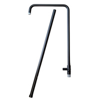 Drążek do deszczowni Dokos, Glamour, Magic, czarny