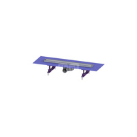 Odpływ liniowy prysznicowy Linearis Compact, L=550, odpływ boczny DN50 z matą fabrycznie zamont. + Sitko + Multistop
