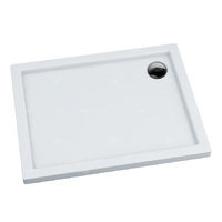 Brodzik kompozytowy Stabilsound Plus® Corrina 70x80x5 cm, prostokątny z odpływem w narożniku