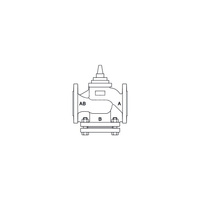 Zawór 2-drogowy (3-drogowy), DN 80, kołnierzowy, PN16, kvs 100