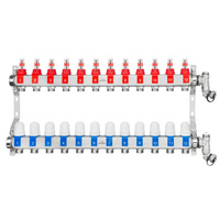 Rozdzielacz stalowy ogrzewania podłogowego Invena Prov 