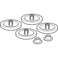 Zestaw odbojników Geberit do pokrywy deski sedesowej (2 szt.)
