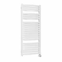 CONCEPT Grzejnik el. Sydney 1210/400, biały mat, podł ES, kabel prosty bez wtyczki z maskownicą