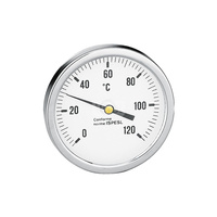 Termometr, przyłącze środkowe, tylne 45 mm 0-120  st. C