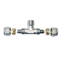 Trójnik z gwintem zewnętrznym Invena PROV