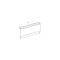 Wiatrownica L1800 (1800x304x0,5)