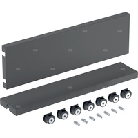 Zestaw serwisowy Geberit do szafki pod umywalkę: Szerokość umywalki=36cm, Lava / Melamina, struktura drewna