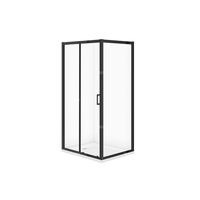 SET C709 KABINA ARTECO CZARNA PROST 100X80X190 + BR TAKO 100X4 WIR