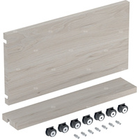 Zestaw serwisowy Geberit do szafki pod umywalkę: Szerokość umywalki=45cm, Orzech włoski hickory jasny / Melamina, struktura drewna