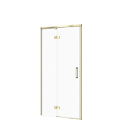 DRZWI NA ZAWIASACH KABINY PRYSZ LARGA ZŁOTA MAT 90X195 LEWE TRANS