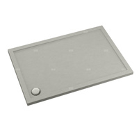 Schedpol Brodzik akrylowy Standard Plus Caspar New Cement Stone 90x120x4,5 cm, prostokątny