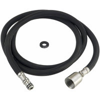 Wąż nylonowy do bateria z wyciąganą wylewką 150 cm, z przegubem, nakrętka g1/2"