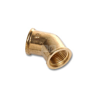 Kolano 45' SANHA 614, mosiądz, 3/4'' (GW)